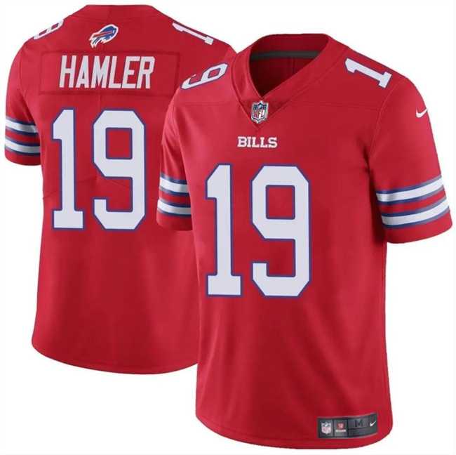 Men & Women & Youth Buffalo Bills #19 KJ Hamler Red 2024 Vapor Untouchable Limited Stitched Jersey